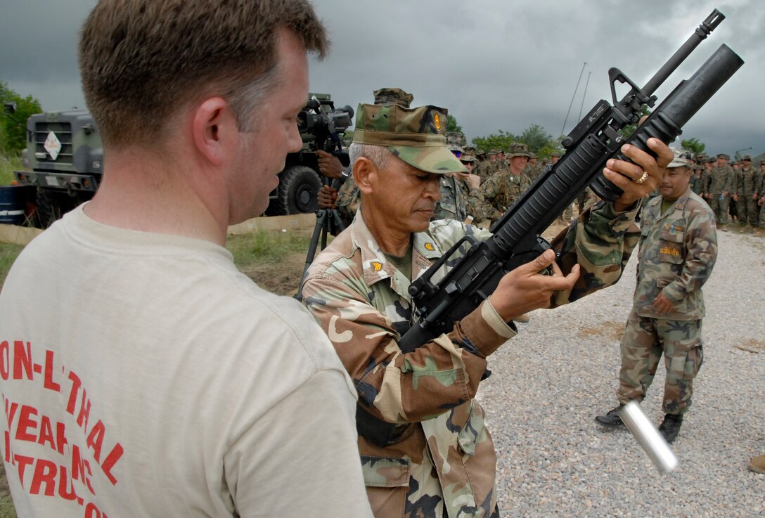 Cobra Gold gives the U.S., Thailand and their Pacific partners skills to come together to act decisively at a moment's notice to meet any contingency that could threaten the security and stability of the region. (Official Cobra Gold 2007 Photo by: Sgt. Ethan E. Rocke)