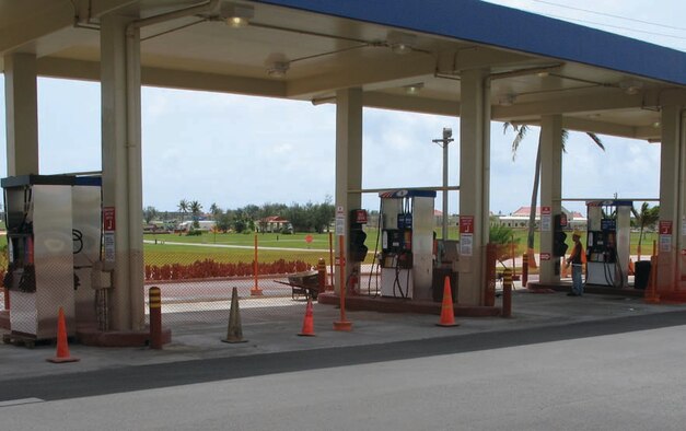 Construction on the fuel pumps is scheduled for completion June 7.  