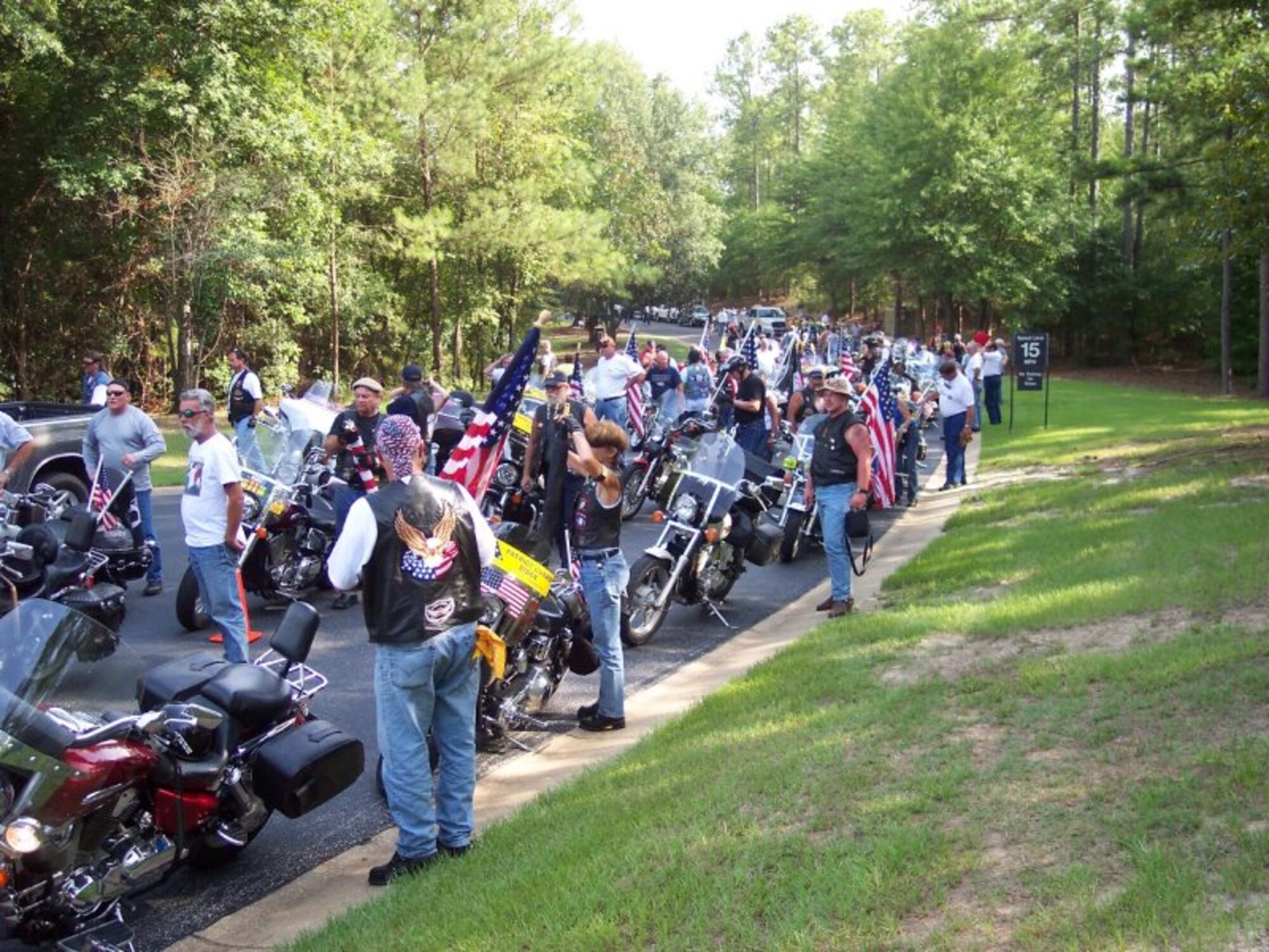 The PGR attend the funeral services of fallen military members and through strictly legal and non-violent means, shield mourners from any interruptions created by protesters. Courtesy photo
