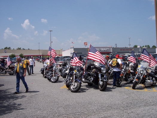 The Patriot Guard Riders are a unique group of motorcyclists spread across the nation dedicated to preserving the sanctity of military funerals.  The PGR attend the funeral services of fallen military members and through strictly legal and non-violent means, shield mourners from any interruptions created by protesters. Courtesy photo
