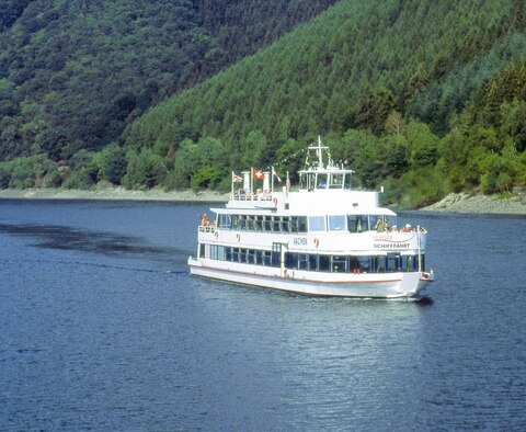 A passenger excursion boat cruises Germany's Ruhrsee. (Courtesy photo)