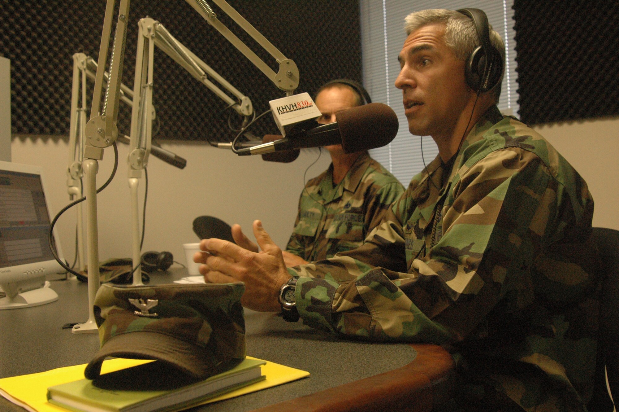 Col. John J. Torres, 15th Airlift Wing commander at Hickam Air Force Base, expressed the value of Hawaii’s Military Appreciation Month to the Hickam community on the Rick Hamada morning show on KHVH 830AM today.  “We provide service to the nation and we are a part of the greater Hawaii ohana,” said Colonel Torres.  “To me, that means we have to give back to the community as well.”  

