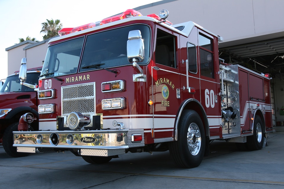 Miramar fire station receives new fire engine > Marine Corps Air