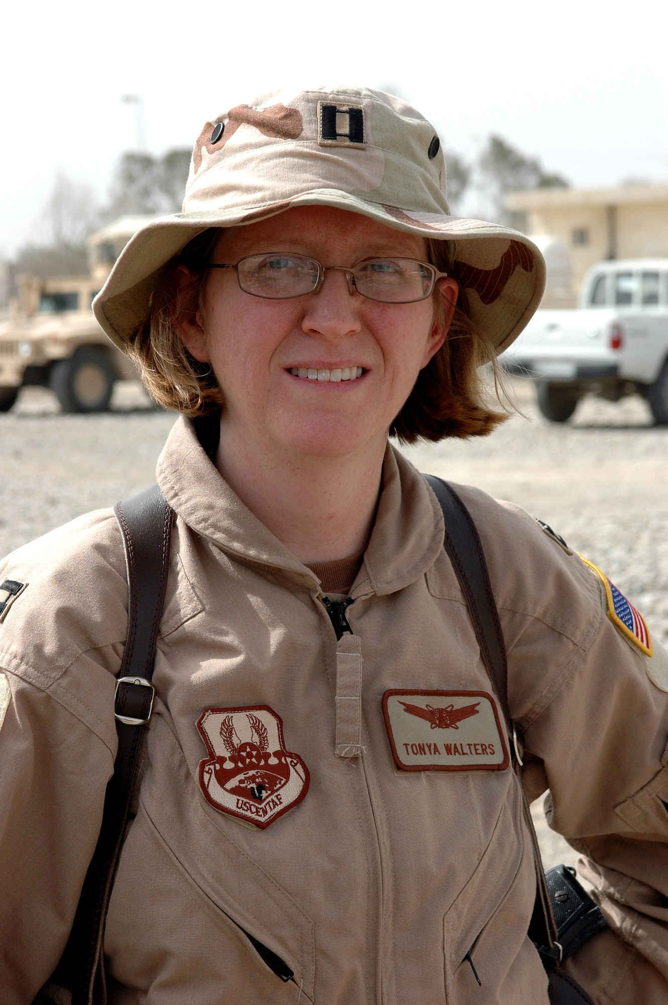 Capt. Tonya Walters, 564th Missile Squadron, is currently deployed with the Iraq Assistance Group.