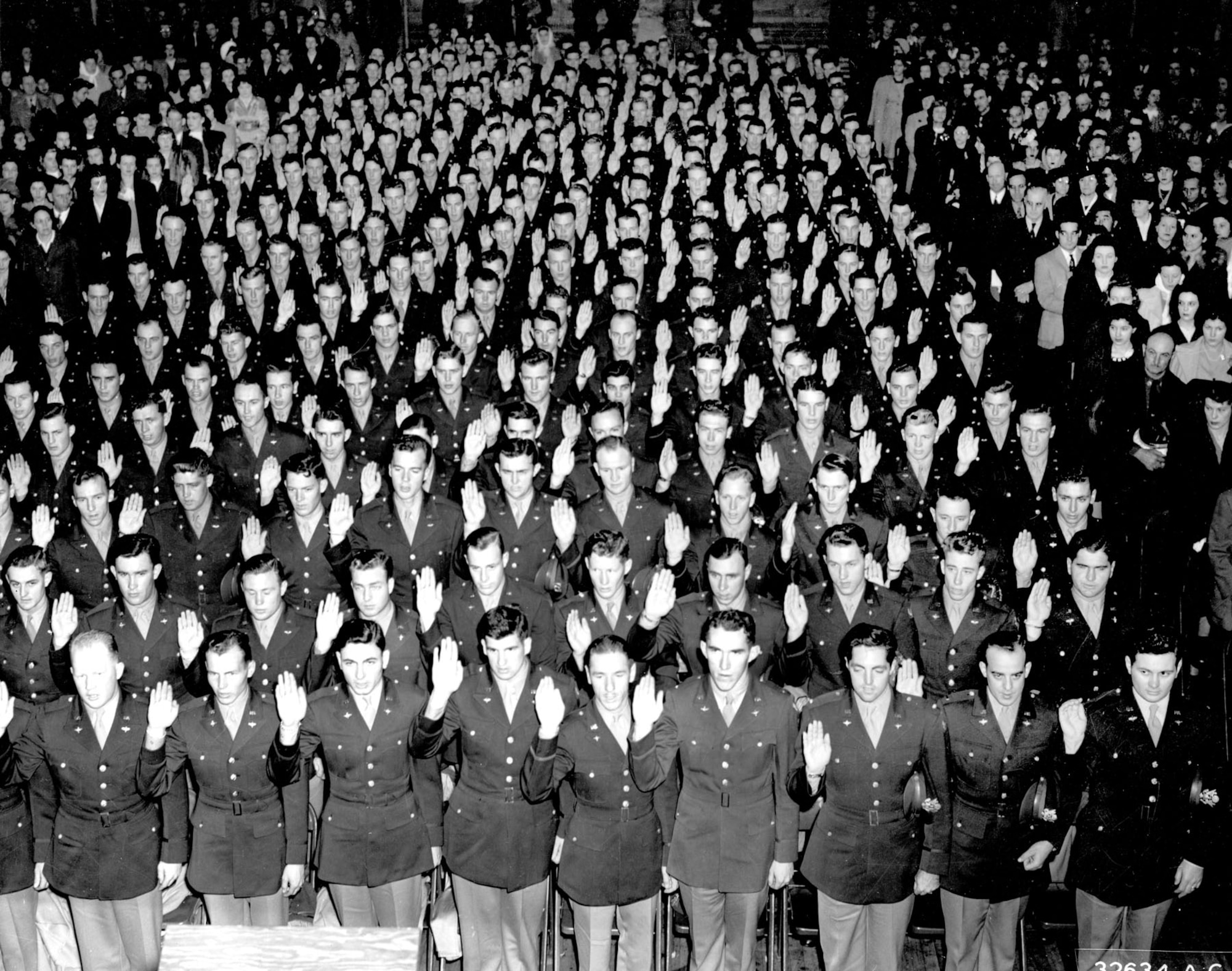 The Civilian Pilot Training Program and War Training Service produced 435,165 pilots for the war effort. During the war, all were required to enlist in military service. (U.S. Air Force photo)
