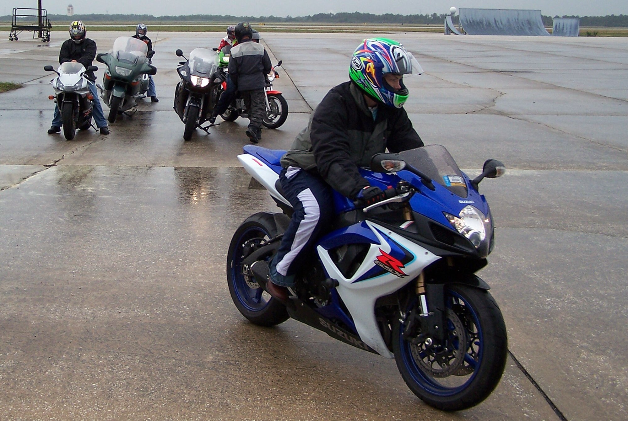 Motorcycle accidents are on the rise throughout the Department of Defense and officials want to stress safety as the summer months approach.  The Air Force holds courses for all Airmen who ride motorcycles to promote safety and encourage safe riding habits. (U.S. Air Force photo)