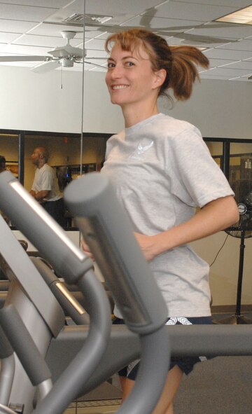 Donna Turner is Fit to Fight (U.S. Air Force photo by Airman Brittany Barker)