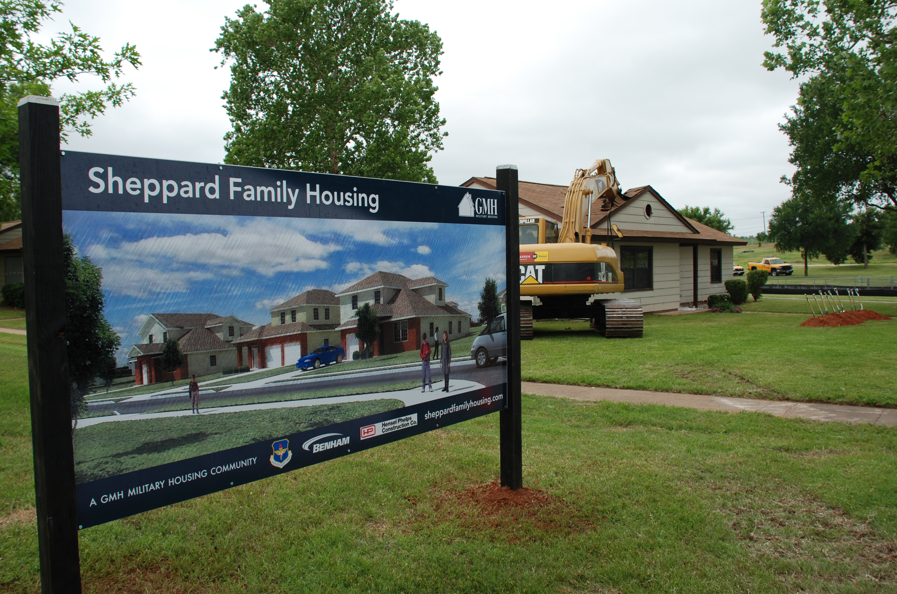 Gmh Sheppard Team Up To Demolish Sub Standard Housing Sheppard Air Force Base Article Display