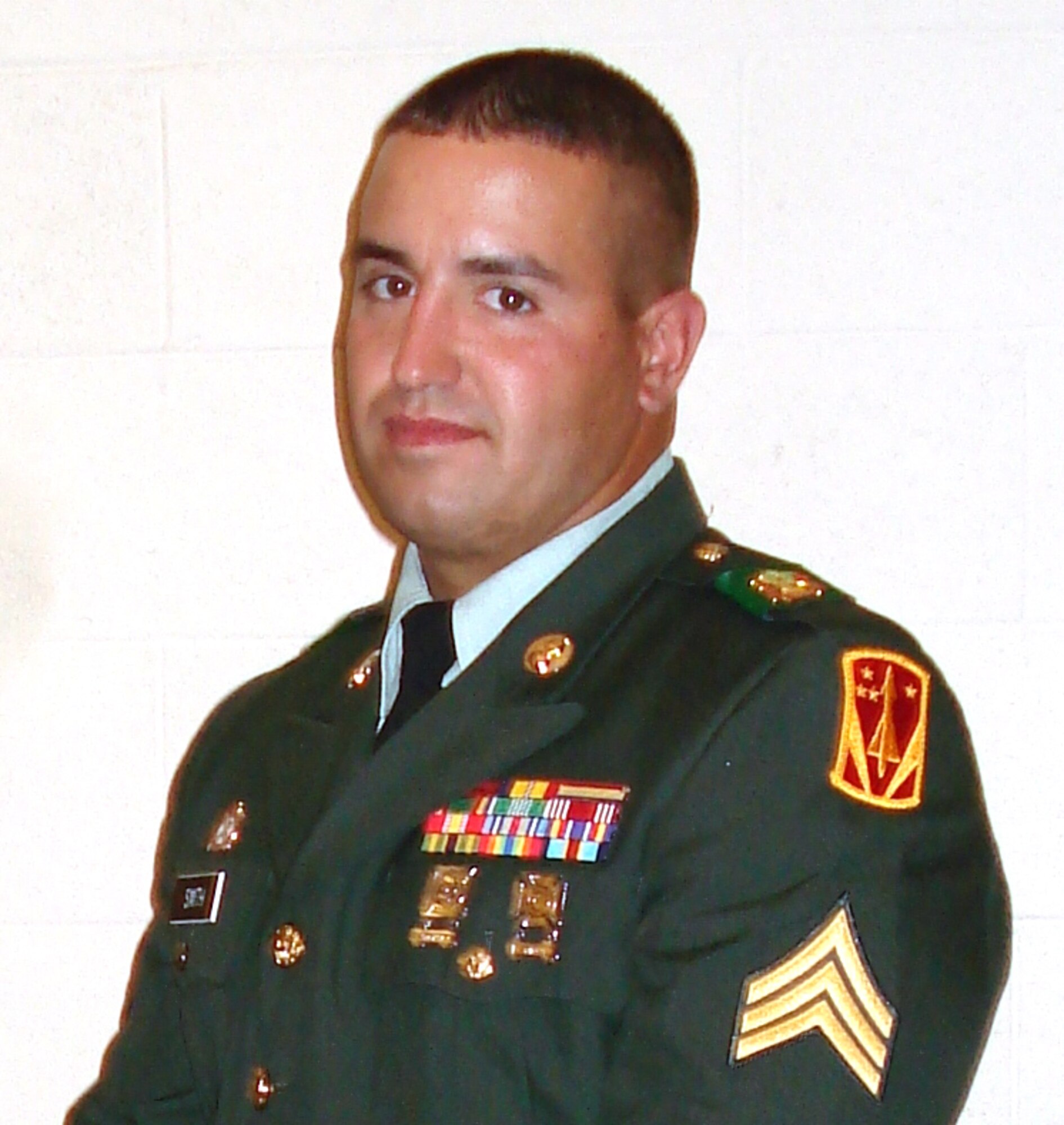 A memorial service was held May 17 in remembrance of Sgt. Richard Smith, 1-1 Air Defense Artillery Battalion, pictured here. Sergeant Smith and Staff Sgt. Kenneth Thomas were killed in car accident May 12 on Okinawa, Japan.
(U.S. Air Force/Airman 1st Class Kasey Zickmund)
