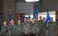 1 AF Detachment 1 from L to R (SSgt Melinda Cabrera, Maj Kelly Smith, Capt Misti Kincaid, MSgt Michael Prichard, TSgt Kevin Hicks, Capt Catherine Looper, SSgt Will Lloyd, TSgt Dan Hurt, MSgt Troy Ball, Lt Col Tony Higuera)
