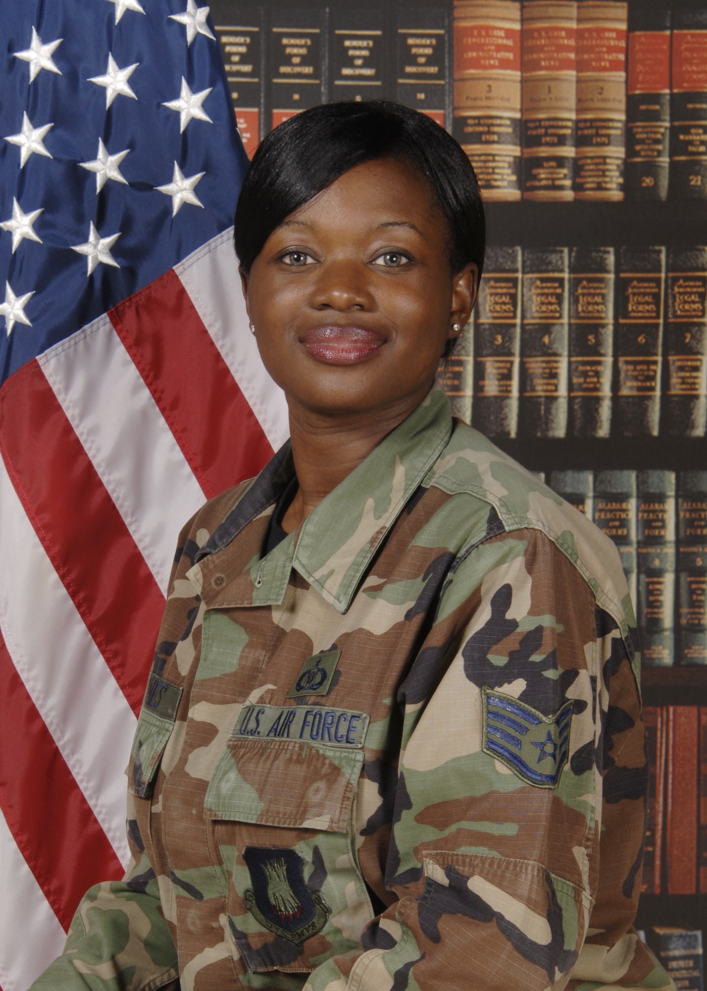 Staff Sgt. Shaneeka Jones, 384th Air Refueling Squadron was recently named 2006 Air Force Noncommissioned Officer Aviation Resource Manager of the Year for her outstanding job performance, extraordinary work ethic and team-player attitude, according to her award nomination form. (Photo by Airman 1st Class Jessica Lockoski)