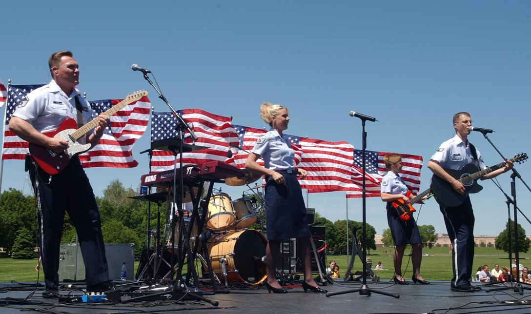 Night Wing, part of the Air Force Heartland of America Band. 