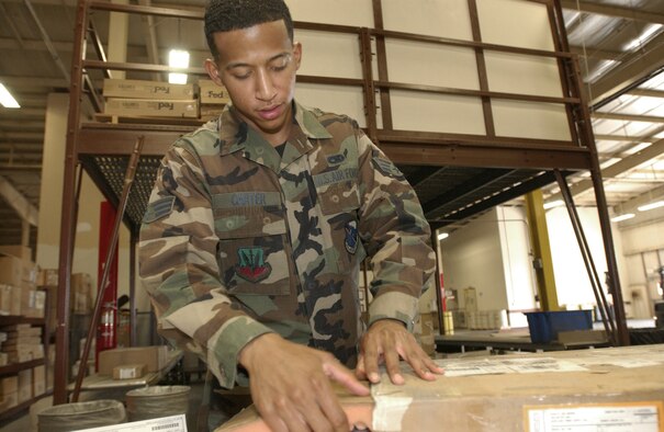 Senior Airman Chris Carter is the Nellis Air Force Base Warrior of the Week.  He is a traffic management journeyman with the 99th Logistics Readiness Squadron.