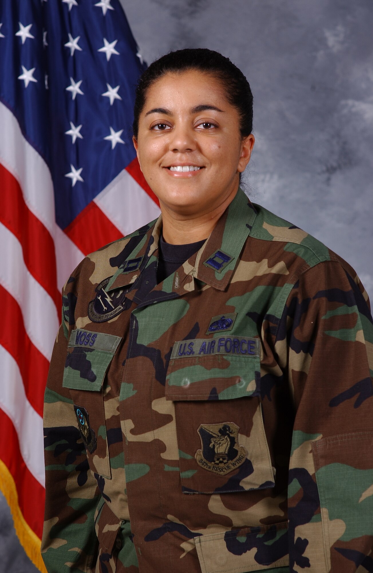 Capt. Maria Moss received a Bronze Star for her outstanding service in Afghanistan from May 2006 to May 2007 in a ceremony held in Kabul, Afghanistan, May 1.