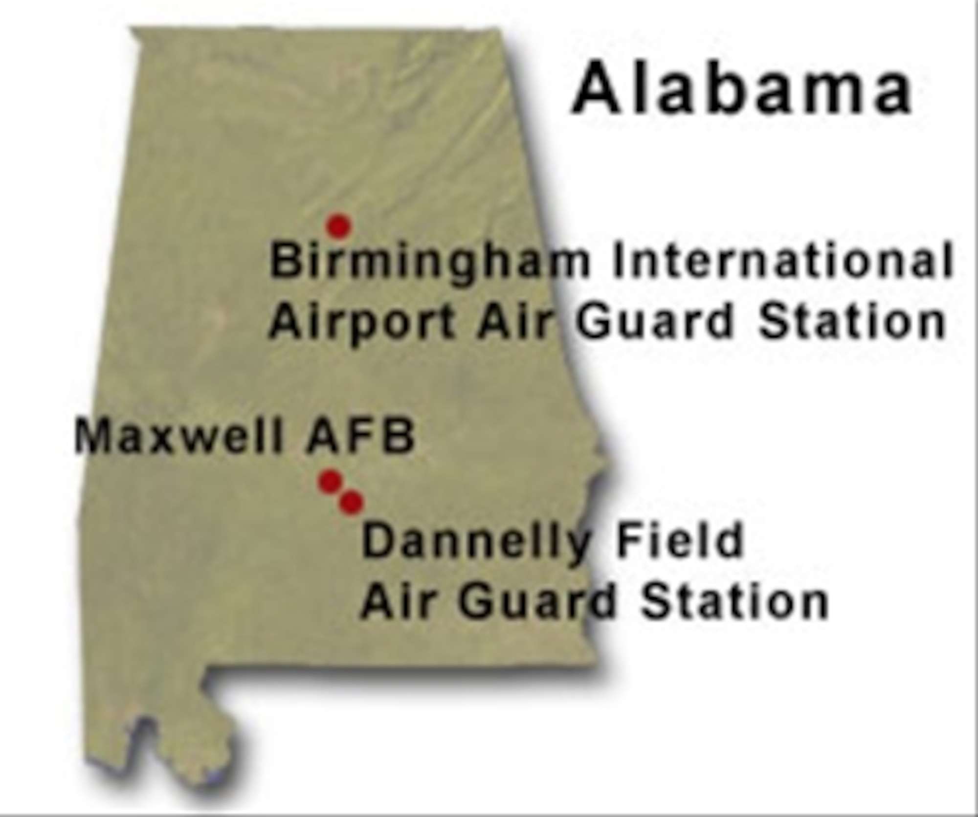 Alabama BRAC map.