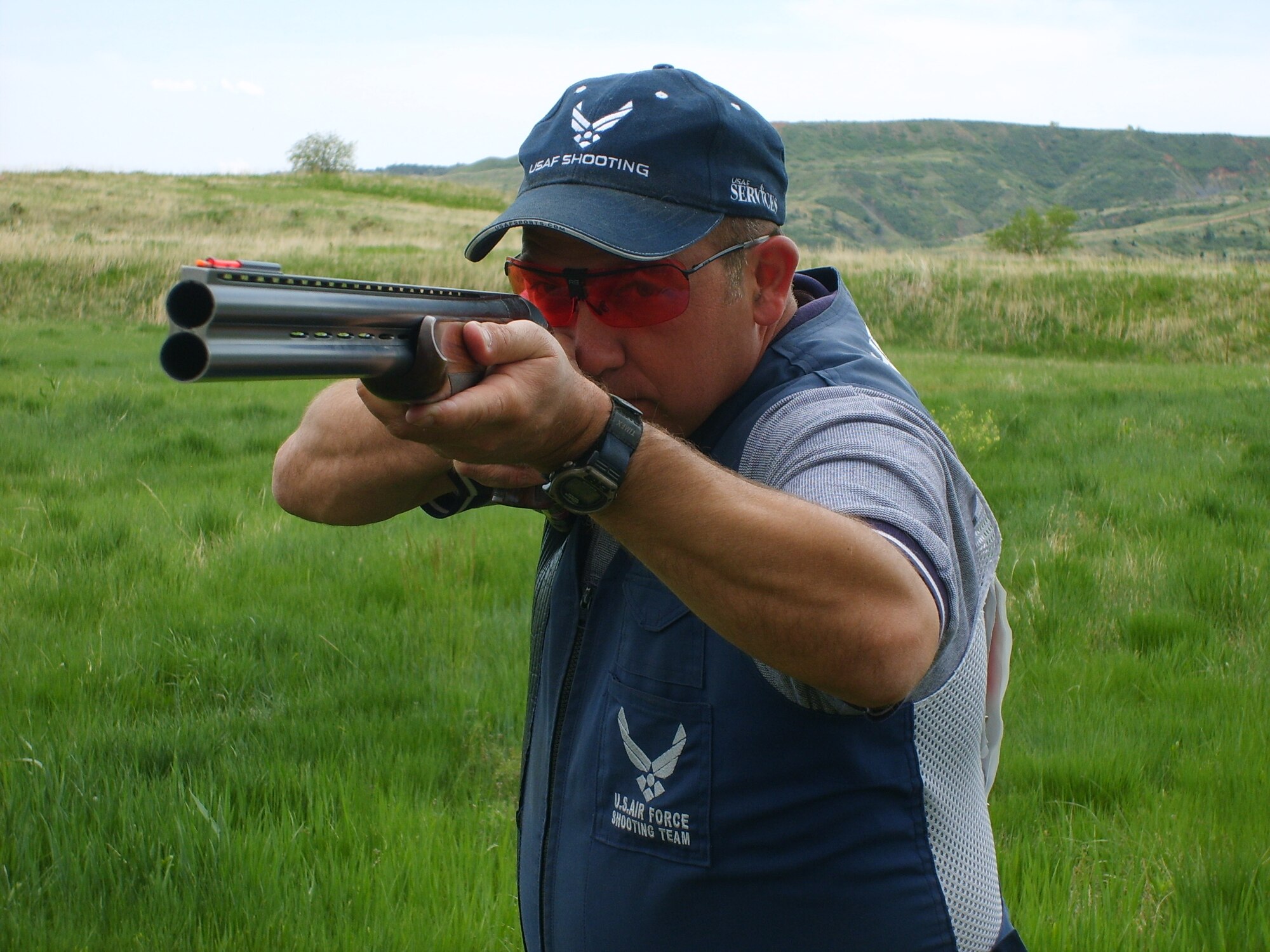 Maj. Michael Herman, 21st Services Squadron, sets his sights on the U.S. Olympic Trials after winning a slot on the U.S. World Championship and Pan-American Teams. (U.S. Air Force photo)