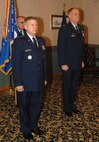 MINOT AIR FORCE BASE, N.D. -- Col. Joel Westa (right) prepares to assume command of the 5th Bomb Wing during an assumption of command ceremony Nov.
1. Lt. Gen. Robert J. Elder Jr. (left), 8th Air Force commander, was the guest speaker and also presented the 5th BW flag to Colonel Westa. Col Westa emphasized the great tradition of outstanding performance here, the fantastic relationship shared and built by the 5th BW, 91st Space Wing and community support and his certainty that, "pulling together, this team will excel in the performance of our missions. The challenges we will face, we'll face together and overcome as a team."(U.S. Air Force photo by Airman 1st Class Cassandra Jones)