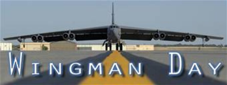 MINOT AIR FORCE BASE, N.D. -- The 5th Bomb Wing is observing a wingman day here Nov. 2, recognizing the integrity excellence, service, esprit de corps and warrior ethos of the wingman concept. The objective of wingman day is to strengthen the morale and welfare of units by devoting time to building relationships between co-workers, examining organizational strengths and vulnerabilities, and planning for the new year. (U.S. Air Force graphic by Senior Airman Christopher Boitz)