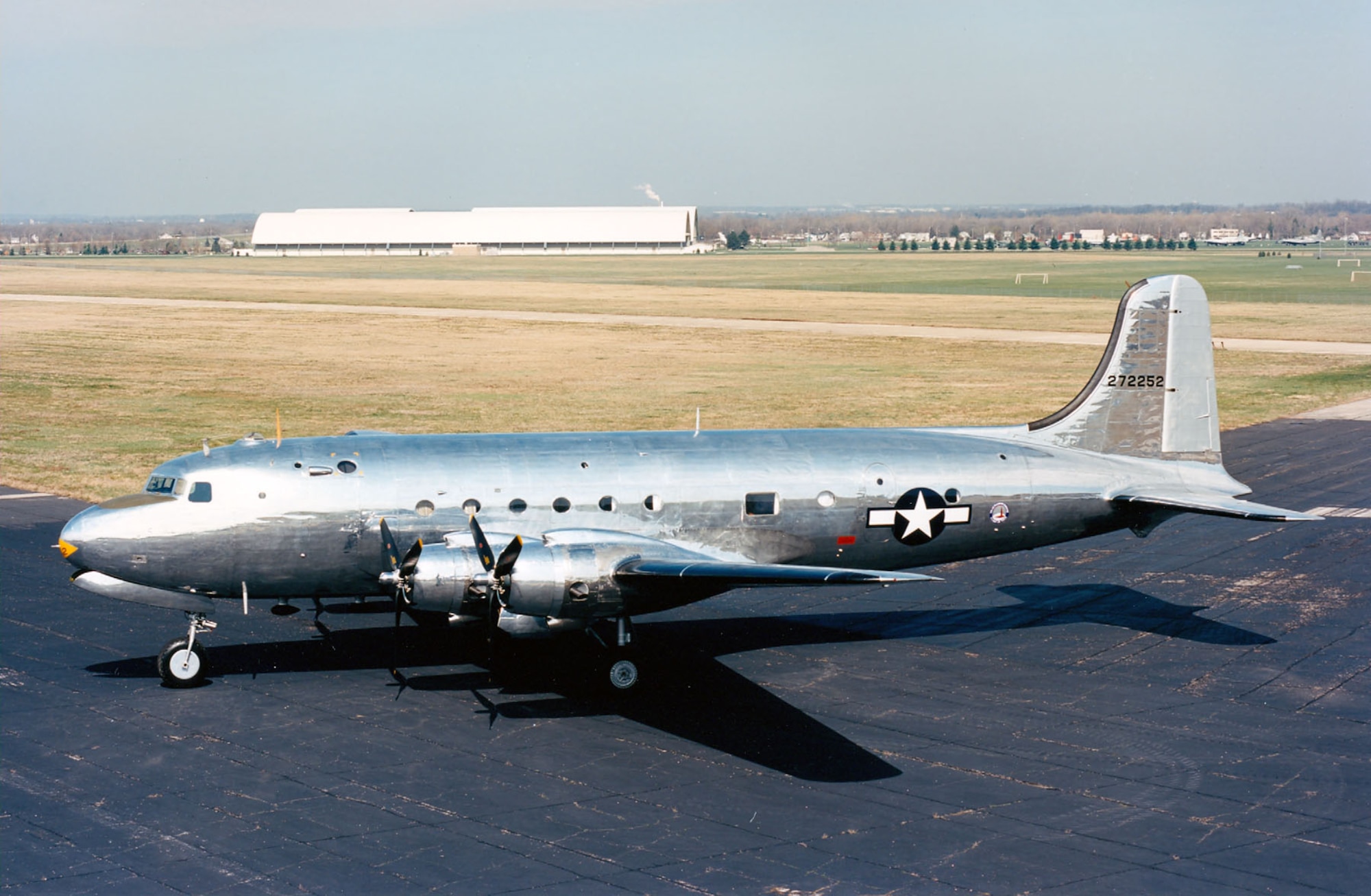 DAYTON, Ohio -- Douglas VC-54C "Sacred Cow" at the National Museum of the United States Air Force. (U.S. Air Force photo)
