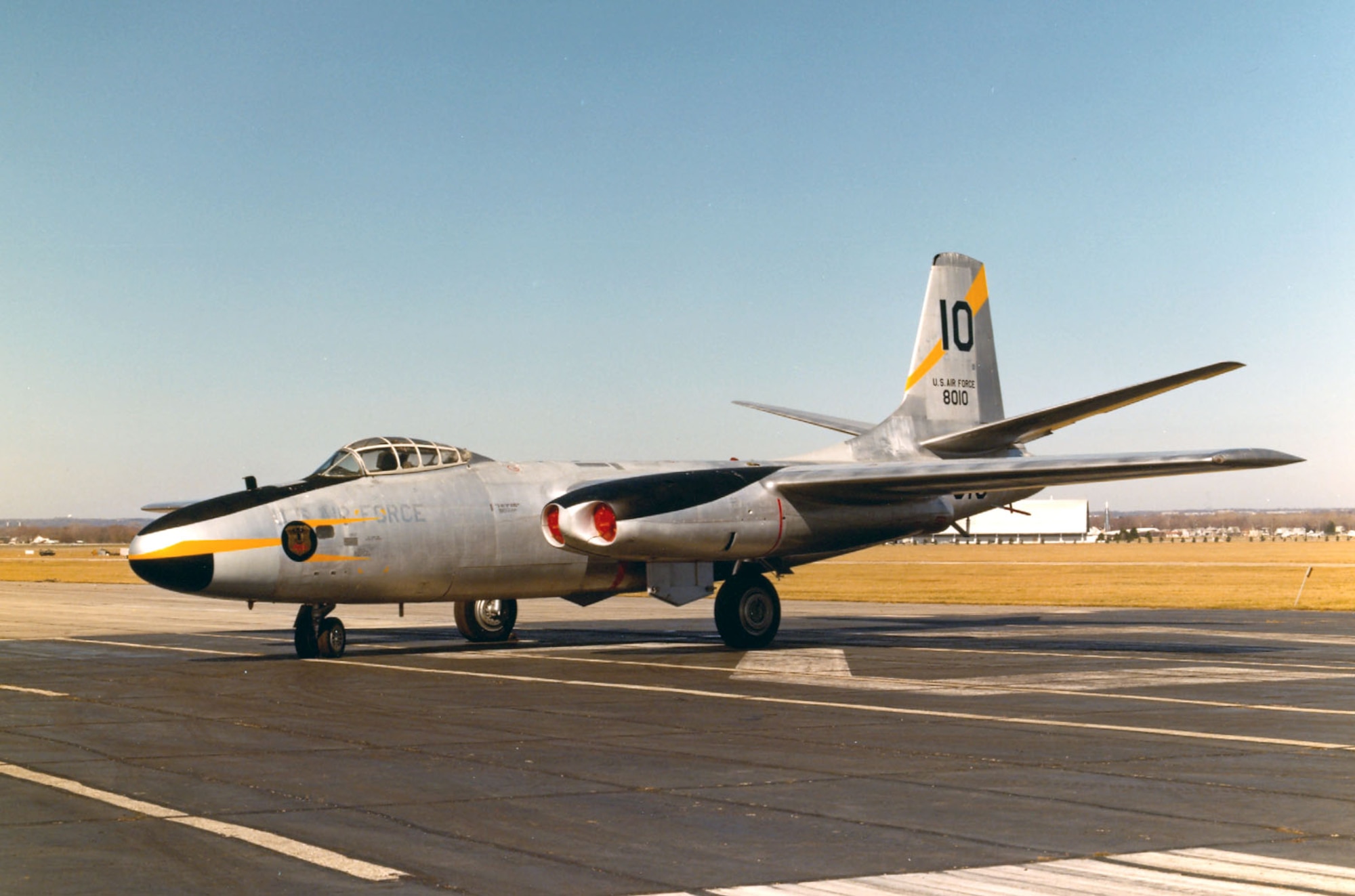 DAYTON, Ohio -- North American B-45C Tornado at the National Museum of the United States Air Force. (U.S. Air Force photo)