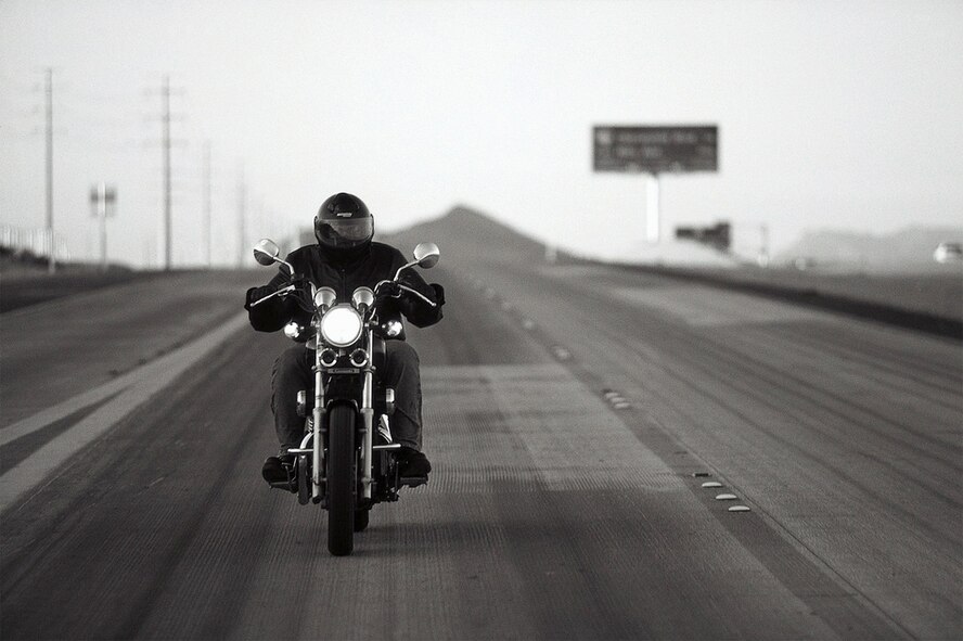 Team Vance motorcycle operators are reminded to wear their personal protective equipment on and off of the installation. Long-sleeve shirts or jackets, long trousers and full-fingered gloves are required to be worn. Gloves should be sturdy, non-slip type to permit a firm grip on the controls. Wear of a motorcycle jacket and pants constructed of abrasion resistant materials is strongly encouraged. (Courtesy photo)