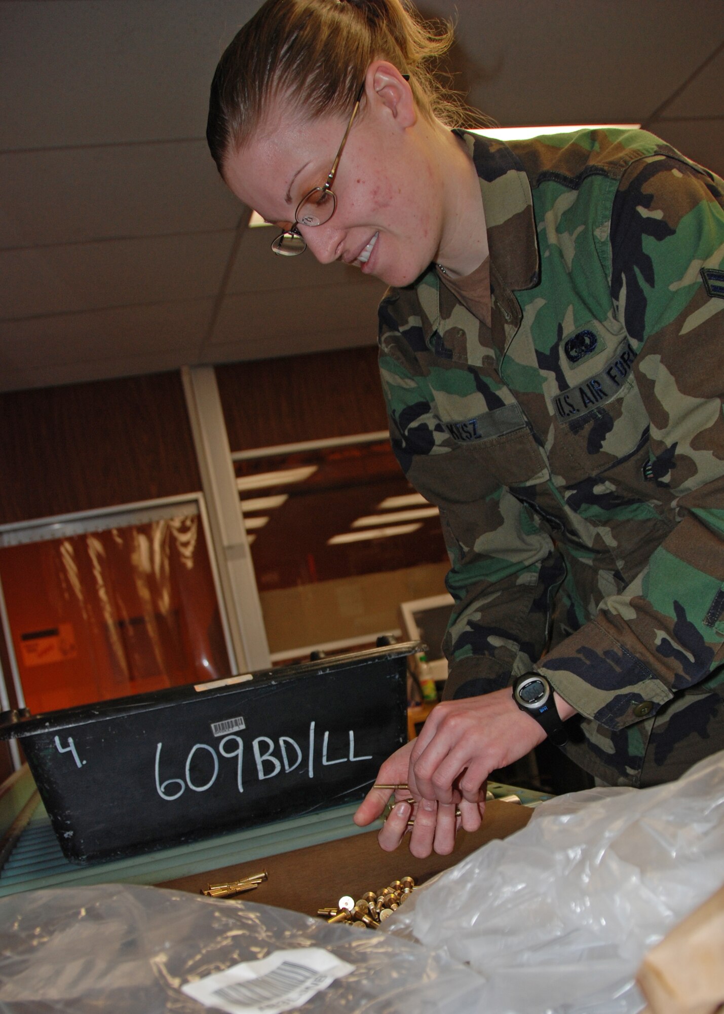 EIELSON AIR FORCE BASE, Alaska--Airman 1st Class Heidi Kiesz, 354th Logistics Readiness Squadron supply journeyman, is the Hall of Fame winner for the week of Nov. 9 to 15. (U.S. Air Force photo by Airman 1st Class Nora Anton)