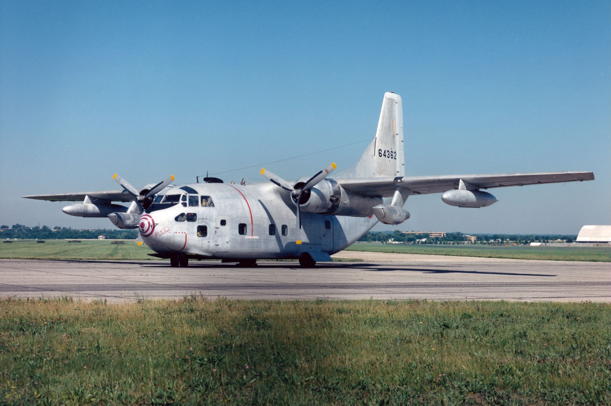 DAYTON, Ohio -- Fairchild C-123K Provider at the National Museum of the United States Air Force. (U.S. Air Force photo)