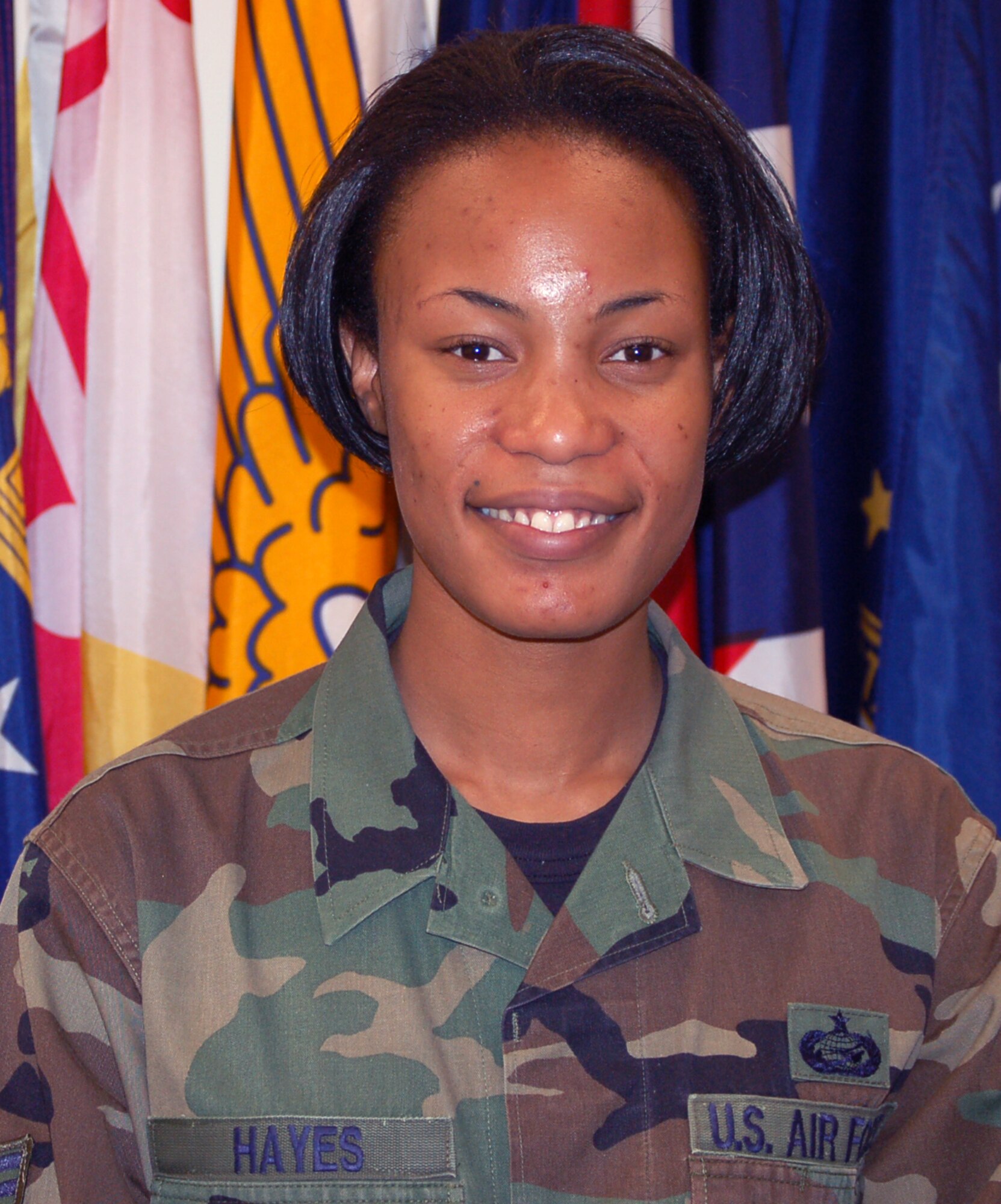 Staff Sgt. Kandyse Hayes hails from Bronx, N.Y., and Eutawville, S.C., and is the Warrior of the Week for Nov. 9 through 15. She works in the 460th Operations Group Commander's Support Staff.

Chief Master Sgt. David Lawrence, 460th OG, says she is truly deserving and an outstanding Noncommisioned officer!