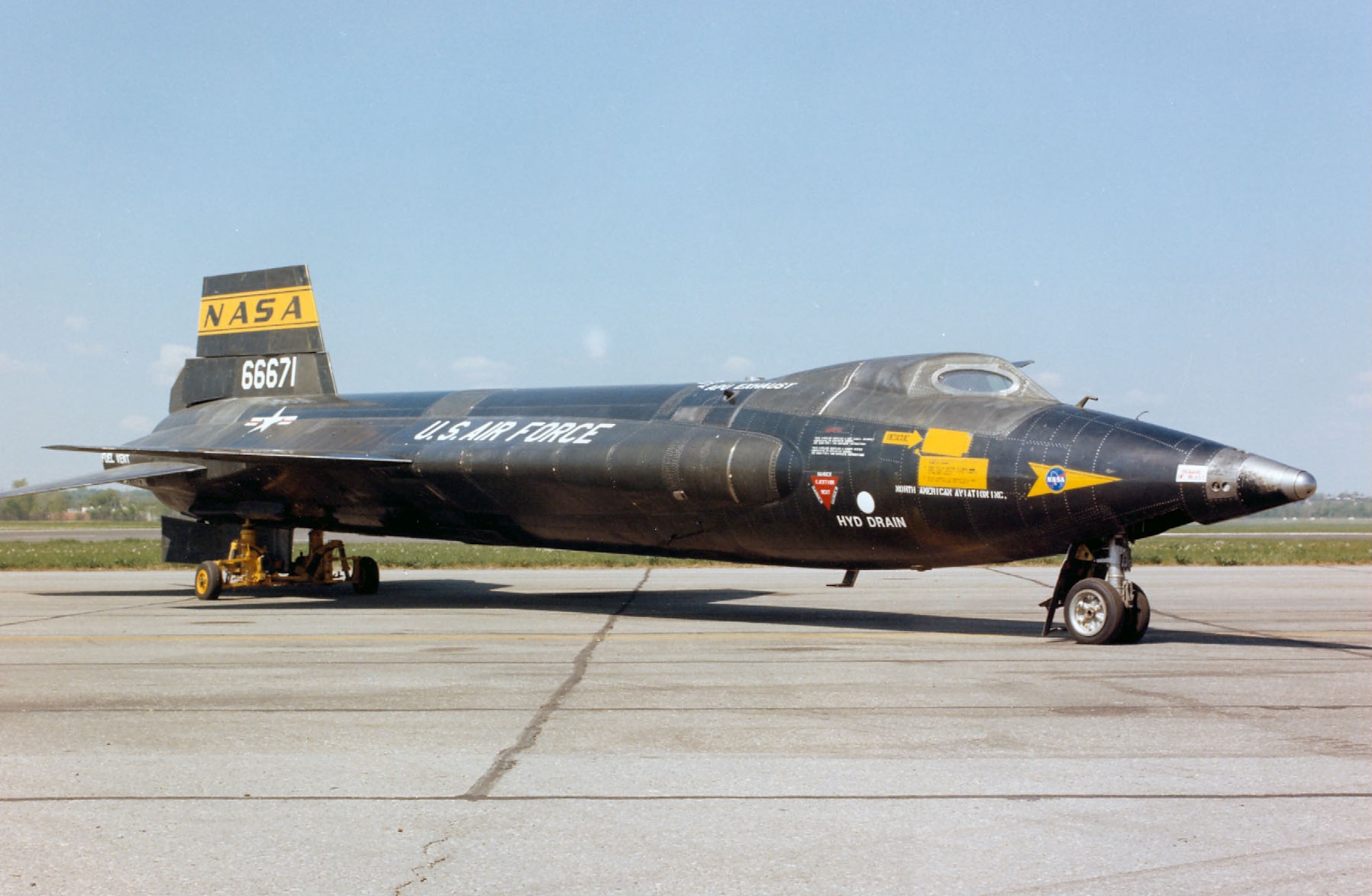 DAYTON, Ohio -- North American X-15A-2 at the National Museum of the United States Air Force. (U.S. Air Force photo)