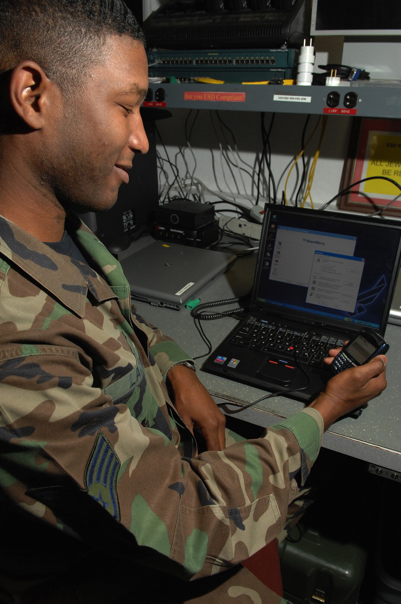 Staff Sgt. Bernard M. Lazare (Photo by Airman 1st Class Amber Bressler)