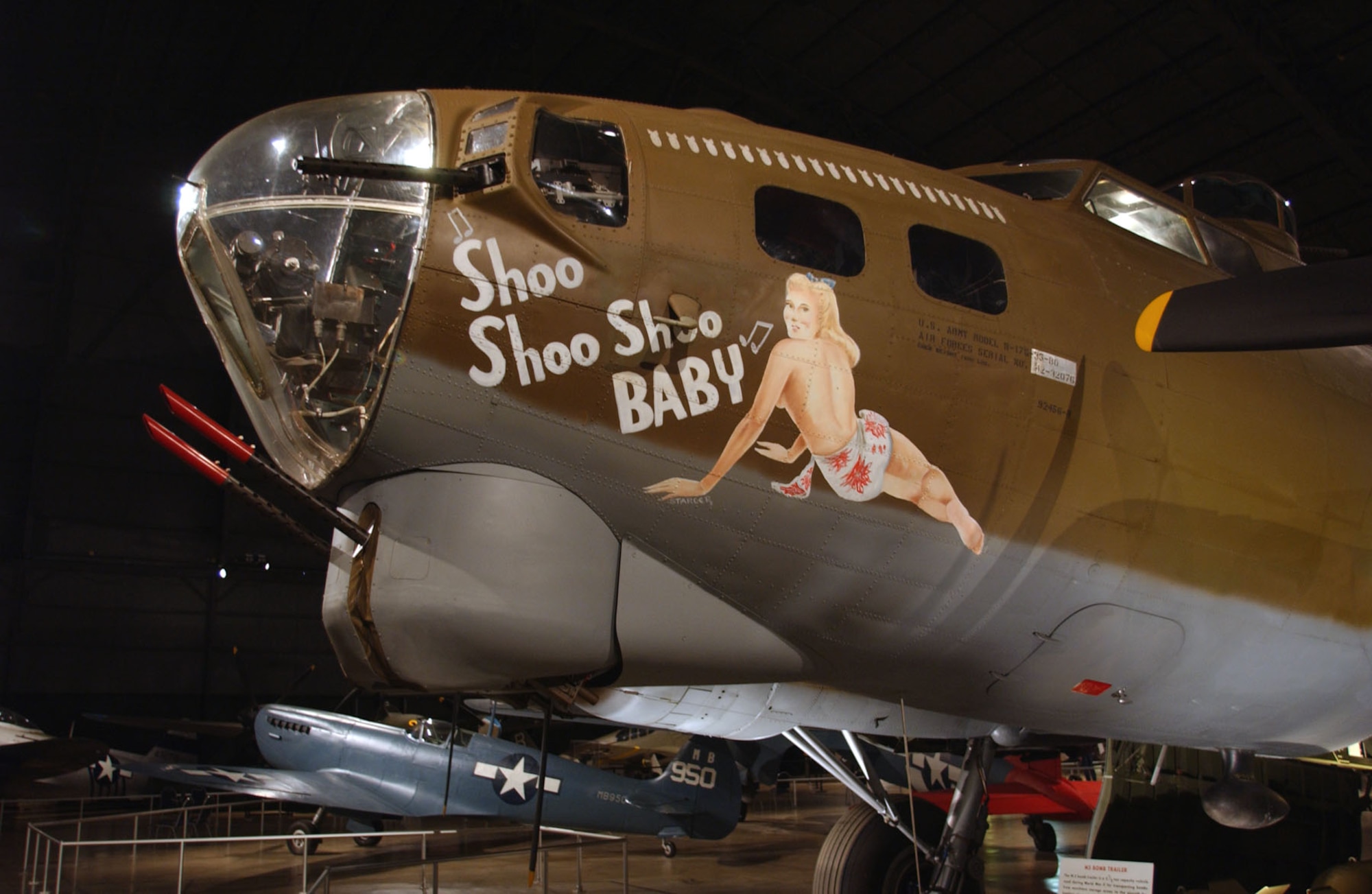 DAYTON, Ohio -- Boeing B-17G Flying Fortress in the World War II Gallery at the National Museum of the United States Air Force. (U.S. Air Force photo)