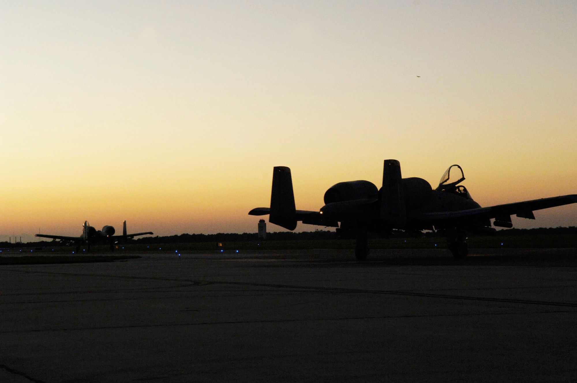 A-10s from Spangdahlem Air Base depart MacDill AFB for Avon Park Fla. in support of exercise Atlantic Strike VI; a U.S. Central Command Air Forces exercise focused on Joint Terminal Attack Controllers and urban close air support operations. (U.S. Air Force By Photo Airman 1st Class Stephenie Wade)