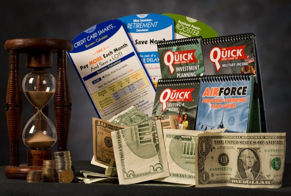 Base financial experts advise Airmen to invest time in a financial management class hosted by the Airman and Family Readiness Center, RAF Mildenhall, England. (U.S. Air Force photo by Tech. Sgt. Tracy L. DeMarco)