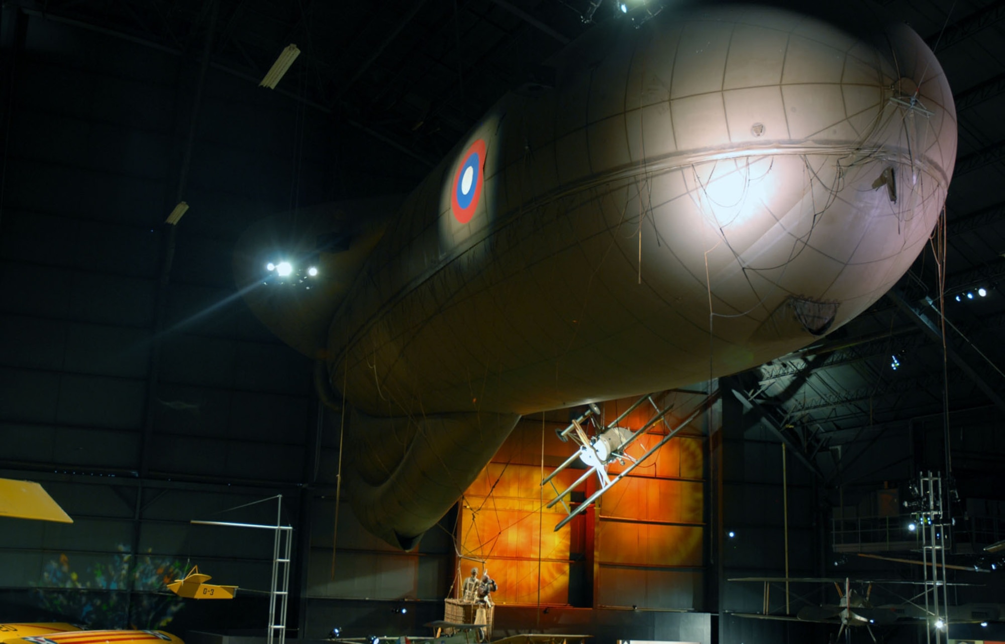 DAYTON, Ohio -- Caquot Type R Observation Balloon in the Early Years Gallery at the National Museum of the United States Air Force. (U.S. Air Force photo)
