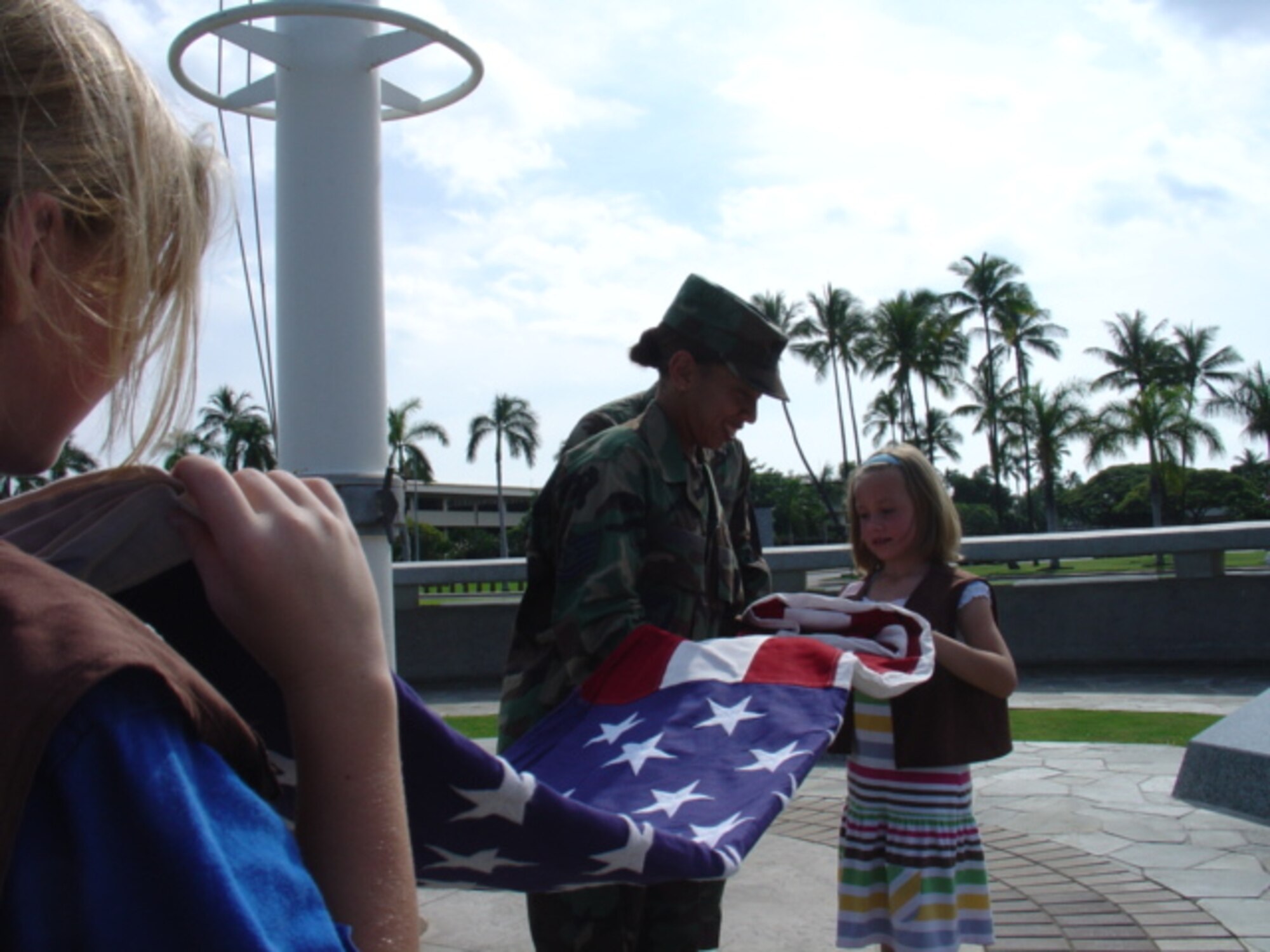 Girl Scout troop 2026 learns about American Flag, earns Wave The Flag ...