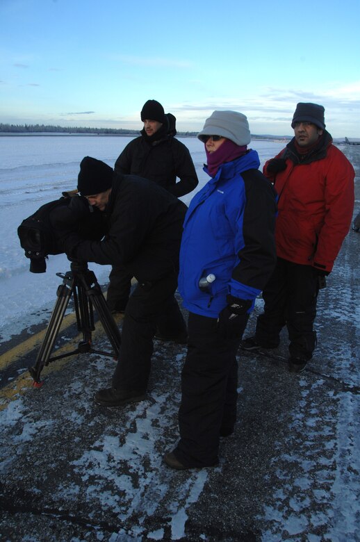 Eielson AFB Housing Discovery Channel in Alaska Eielson  Air Force Base  