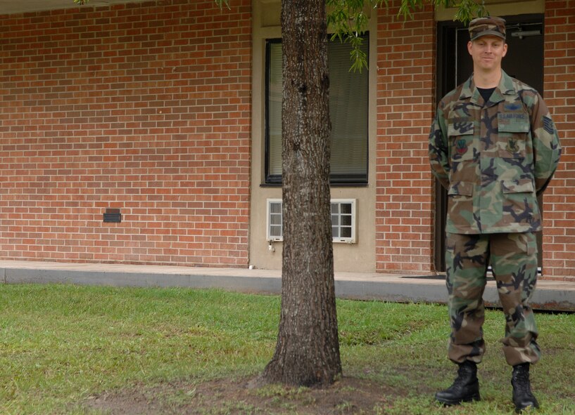 Tech. Sgt. Alan Fraher is the Warrior of the Week. (U.S. Air Force photo by Airman 1st Class Brittany Barker)