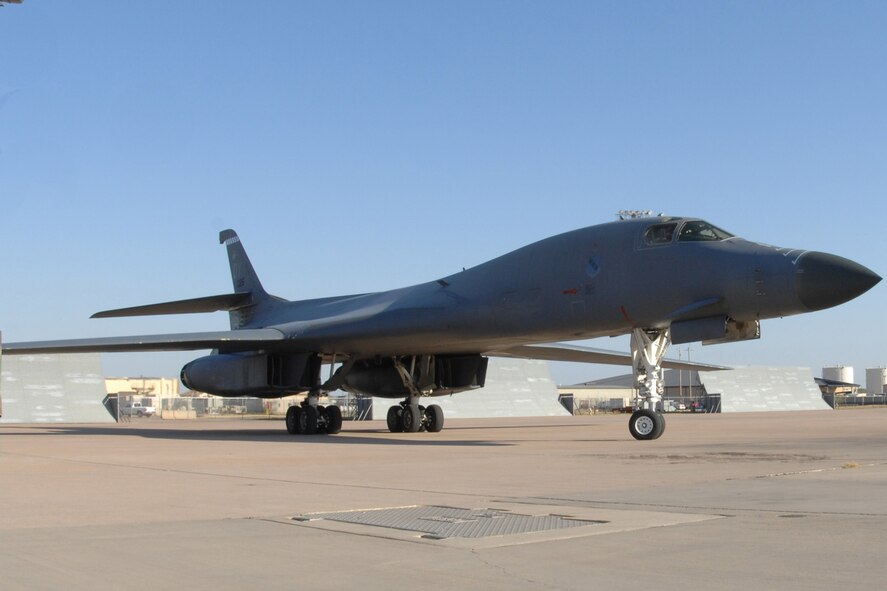 DYESS AIR FORCE BASE, Texas -- Twenty B-1 bombers and more than 550 base personnel returned home to Dyess Nov. 7 after spending more than a month at Ellsworth Air Force Base, S.D. The bombers and personnel were temporarily relocated to Ellsworth AFB in September in order to accommodate much-needed repairs on more than 6,600 feet of the main runway here. The 823rd Rapid Engineer Deployable Heavy Operational Repair Squadron Engineers from Hurlburt Field, Fla., completed the construction nearly two weeks ahead of schedule, allowing the bombers and personnel to return early and saving more than $14 million. (U.S. Air Force photo)