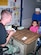 CORINTO, El Salvador - Air Force Tech. Sgt. Joshua Sigler, a medical  technician with the Medical Element at Soto Cano Air Base, Honduras, talks with patients during a recent Medical Readiness Training Exercise here Nov. 5-6. (Courtesy photo)

