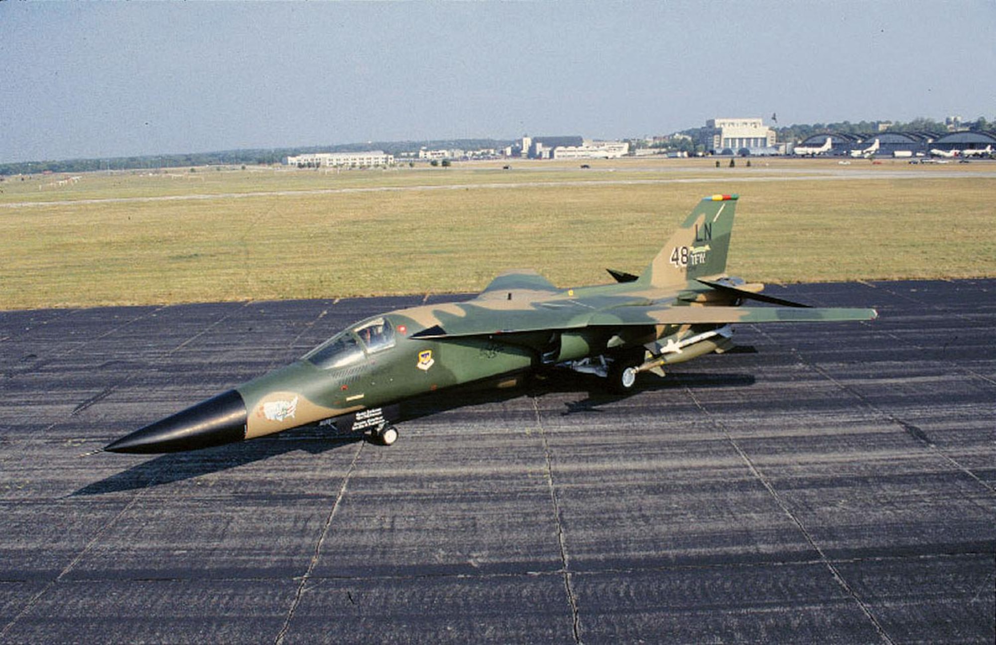 DAYTON, Ohio -- General Dynamics F-111F at the National Museum of the United States Air Force. (U.S. Air Force photo)