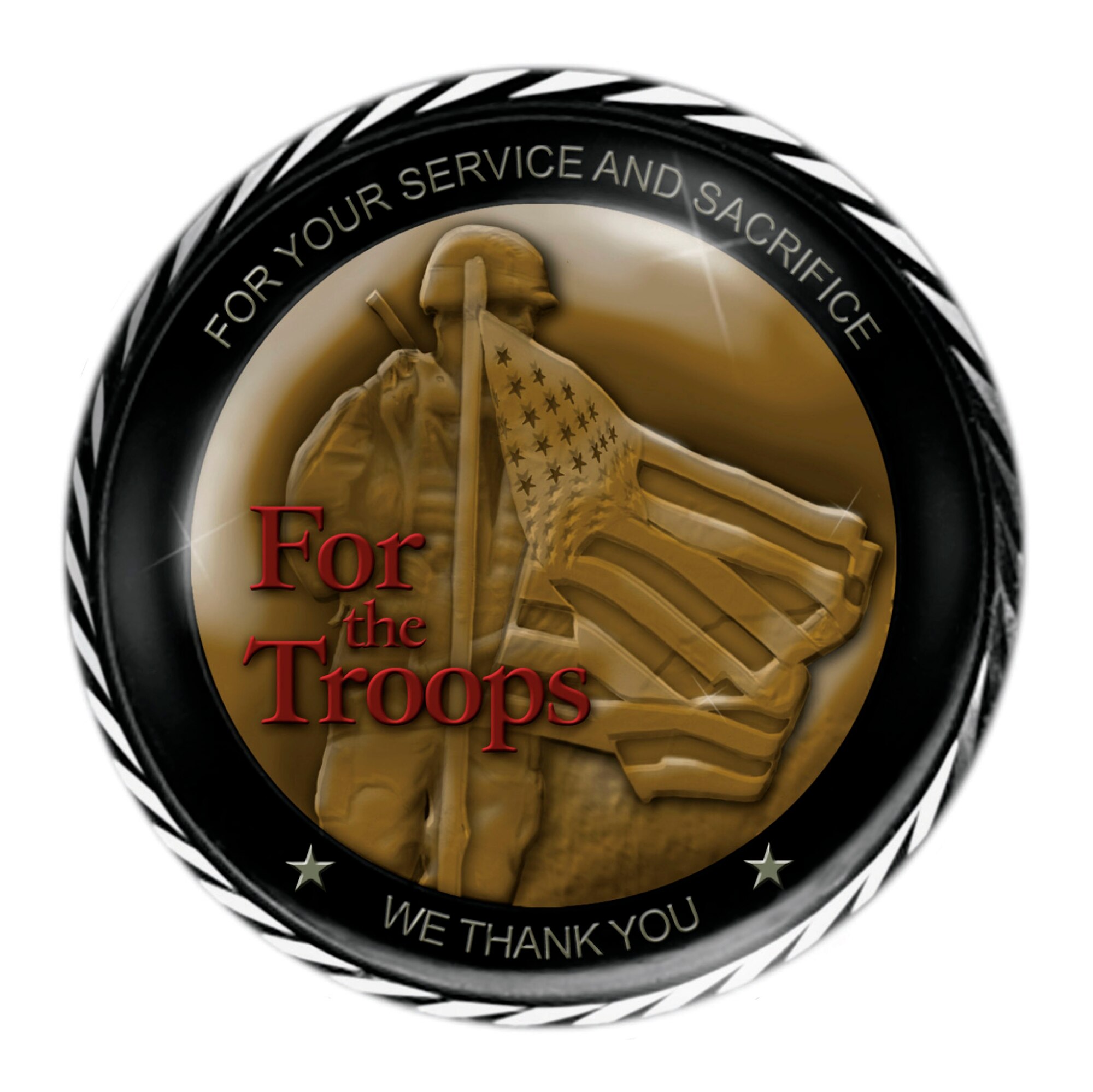 WASHINGTON --  “CD for the Troops” is a compilation of songs from 13 of today’s top music artists. Active-duty servicemembers and veterans with a valid military identification card will be able to download the CD from the Army and Air Force Service Exchange Web site for no cost beginning Nov. 17, 2007. (Courtesy graphic)
