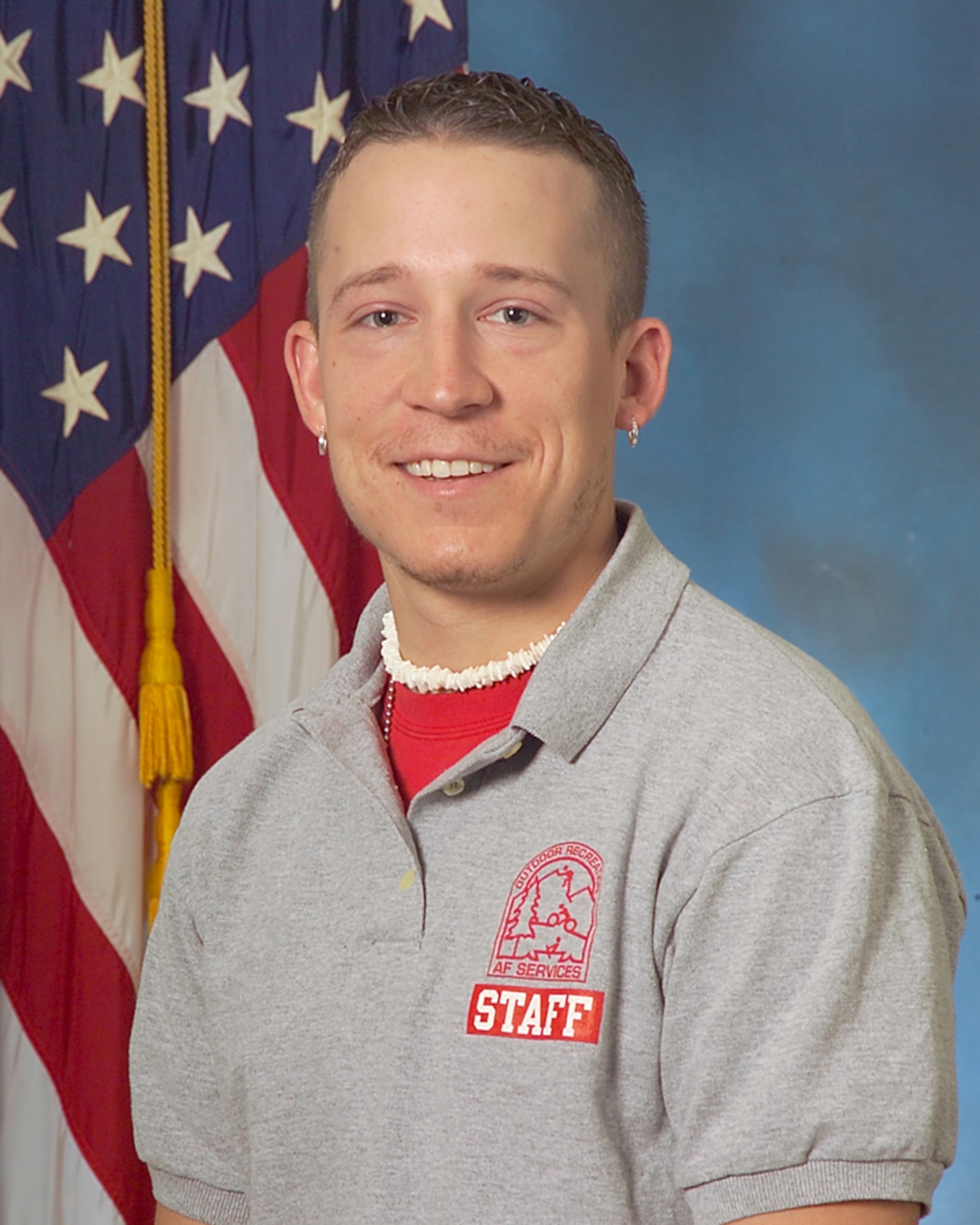 HANSCOM AIR FORCE BASE, Mass. -- Hanscom Pool Lifeguard Kyle Causey will attend Air Force Basic Training after being granted a waiver from the Air Force Surgeon General. Kyle had a cancerous tumor removed from his abdomen while in high school that disqualified him from military service. (U.S. Air Force photo by Linda LaBonte Britt)