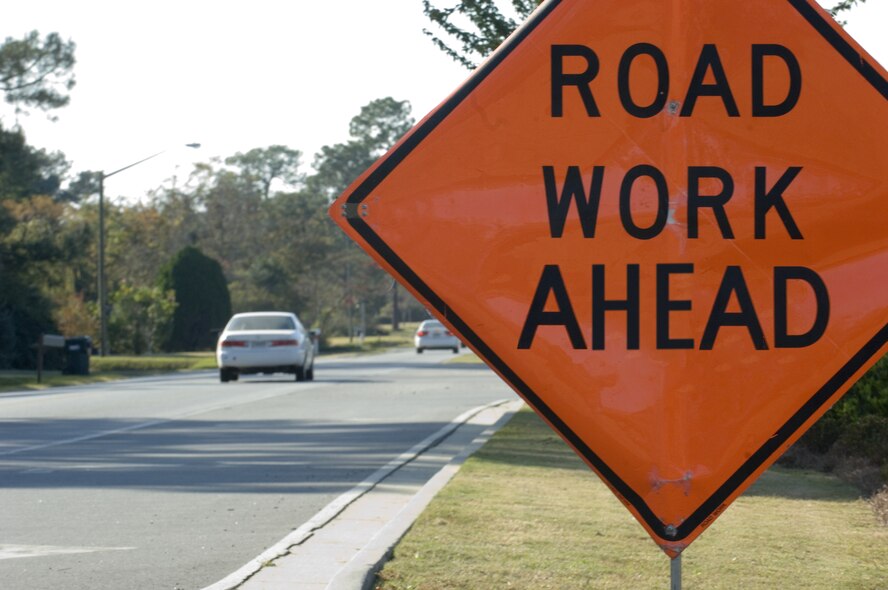 23rd Civil Engineer Squadron will begin parking lot renovations across Moody beginning Jan 2008.  The work is being performed to improve standoff distances around key buildings. (U.S. Air Force photo illustration by Senior Angelita Lawrence)