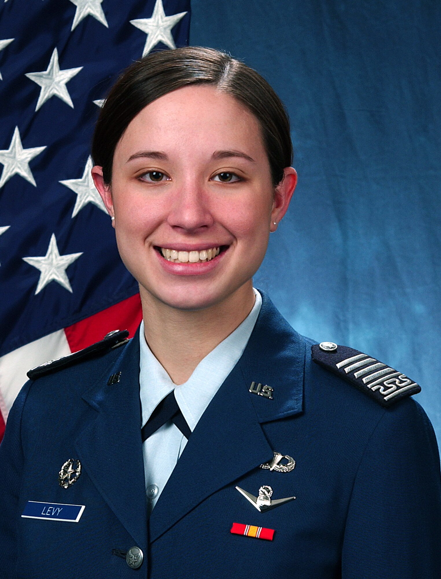 Air Force Academy Cadet 1st Class Hila Levy recently was awarded one of 32 Rhodes Scholarships for 2008.  She will study at the University of Oxford in England and complete her Masters of Science in global health science. (U.S. Air Force photo)
