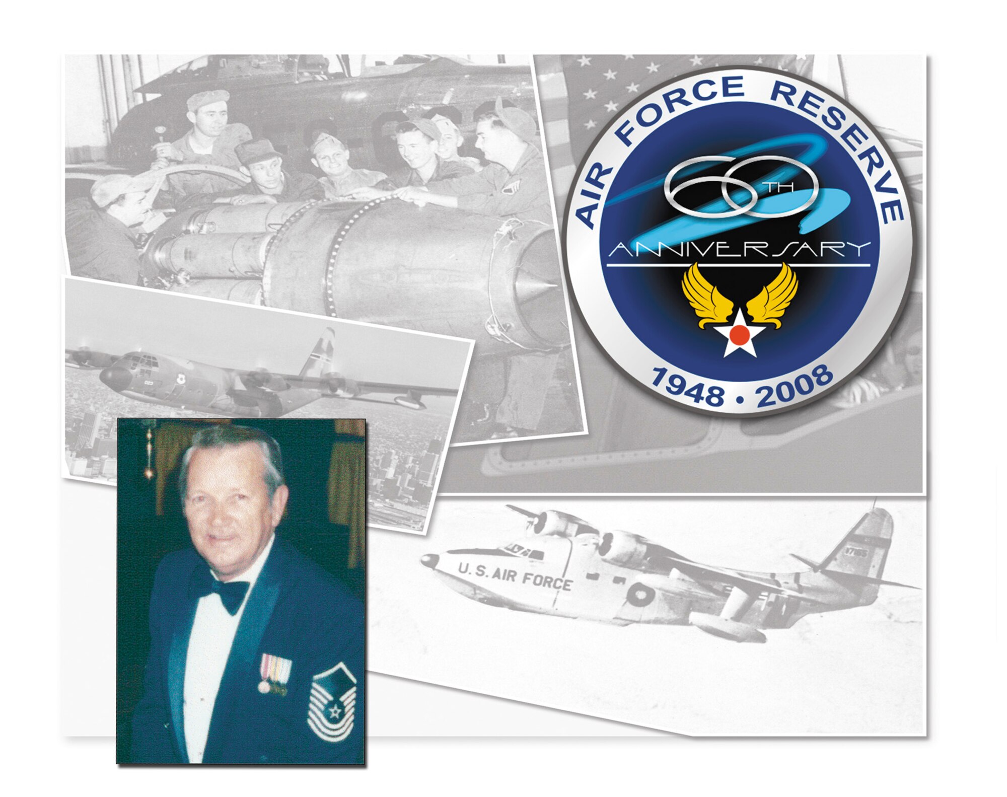 Chief Master Sgt. James Anderson epitomized the Air Force's core value of excellence in all we do. (Artwork by Bo Joyner)