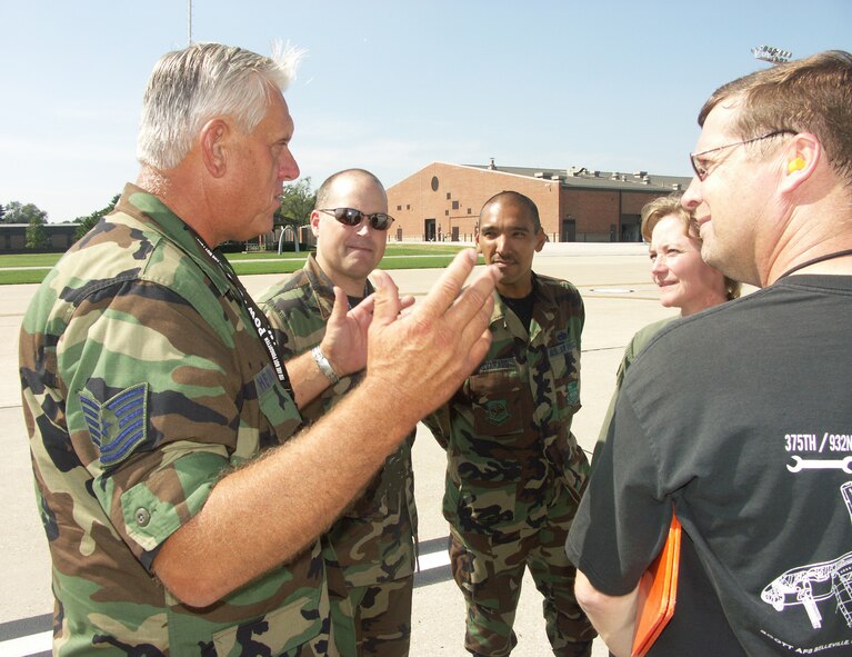 Tech Sgt. Gary Heuring is a full time farmer and was a an Air Force Reservist for the 932nd Airlift Wing until his recent retirement to devote his energy to the land.  Photo/Capt. Stan Paregien