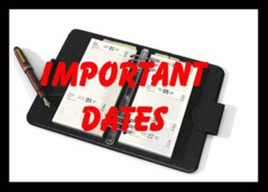 Important Dates