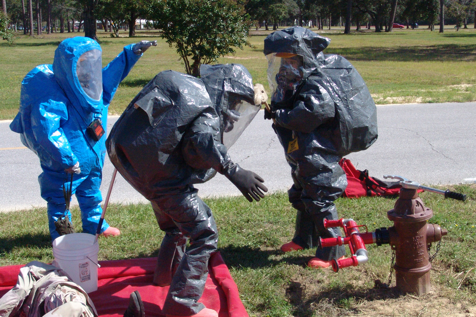 Firefighters earn hazardous material training > Eglin Air Force Base > News