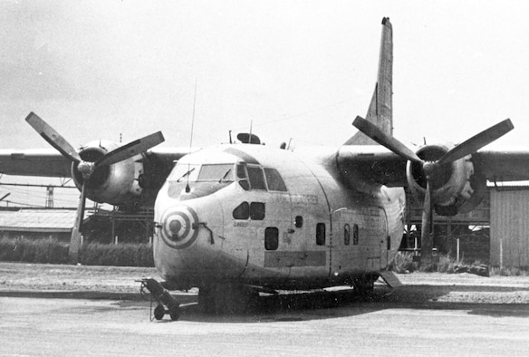 Ranch Hand crews showed a sense of humor by painting  purple bulls-eyes on their aircraft. (U.S. Air Force photo)