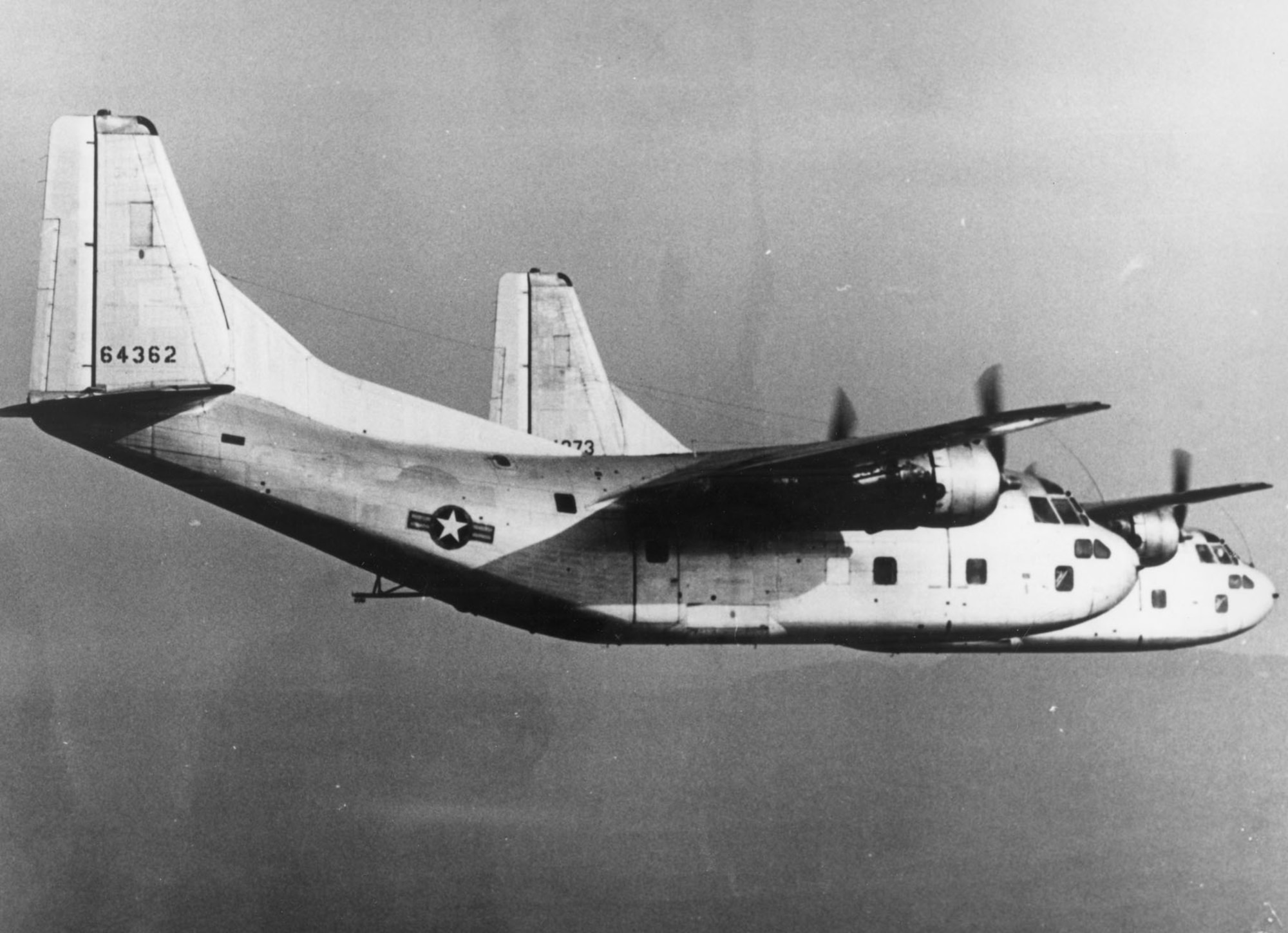 Patches early in the Ranch Hand program when it was still a C-123B. (U.S. Air Force photo)